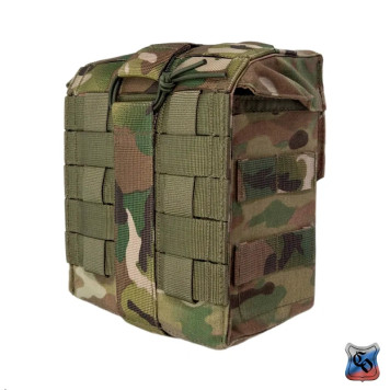 Universal Pouch for PKM 100 Box and Belt with MOLLE, Velcro, and Fastex-11