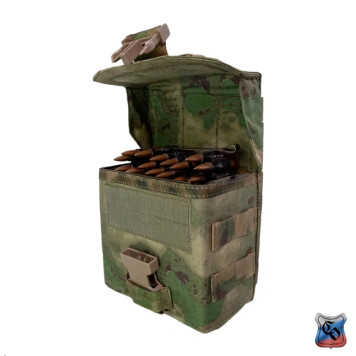 Universal Pouch for PKM 100 Box and Belt with MOLLE, Velcro, and Fastex-2