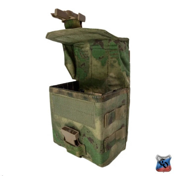 Universal Pouch for PKM 100 Box and Belt with MOLLE, Velcro, and Fastex-3