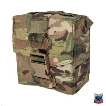 Universal Pouch for PKM 100 Box and Belt with MOLLE, Velcro, and Fastex-5