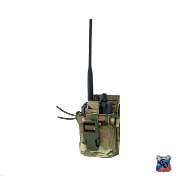 Compact MOLLE Radio Pouch 2 with Elastic Cords & Quick-Release Buckle-12
