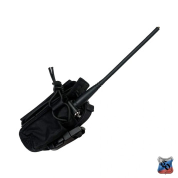 Compact MOLLE Radio Pouch 2 with Elastic Cords & Quick-Release Buckle-15