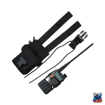 Compact MOLLE Radio Pouch 2 with Elastic Cords & Quick-Release Buckle-16