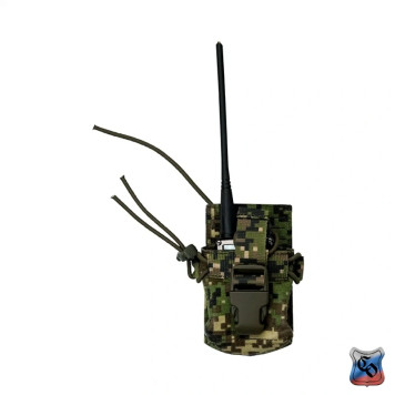 Compact MOLLE Radio Pouch 2 with Elastic Cords & Quick-Release Buckle-18