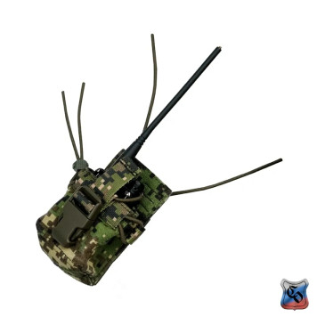 Compact MOLLE Radio Pouch 2 with Elastic Cords & Quick-Release Buckle-19