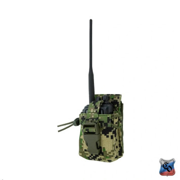 Compact MOLLE Radio Pouch 2 with Elastic Cords & Quick-Release Buckle-22