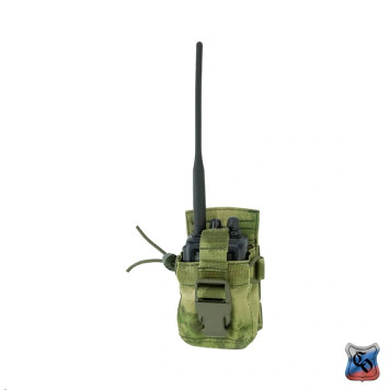 Compact MOLLE Radio Pouch 2 with Elastic Cords & Quick-Release Buckle-3