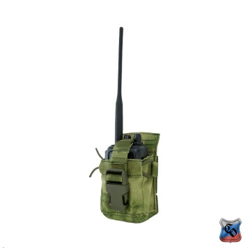 Compact MOLLE Radio Pouch 2 with Elastic Cords & Quick-Release Buckle-4
