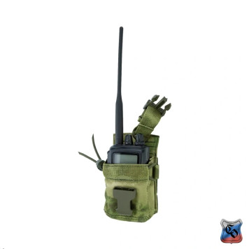 Compact MOLLE Radio Pouch 2 with Elastic Cords & Quick-Release Buckle-5