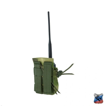 Compact MOLLE Radio Pouch 2 with Elastic Cords & Quick-Release Buckle-6