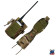 Compact MOLLE Radio Pouch with Adjustable Detachable Flap