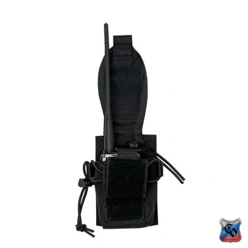 Compact MOLLE Radio Pouch with Adjustable Detachable Flap-12