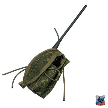 Compact MOLLE Radio Pouch with Adjustable Detachable Flap-15