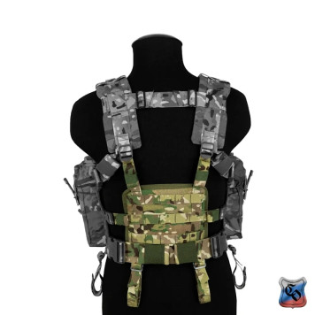 Removable MOLLE Small Back Panel for Tactical Vests-5