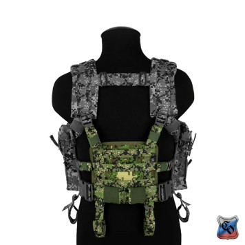 Removable MOLLE Small Back Panel for Tactical Vests-7