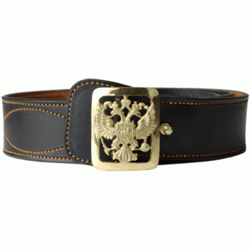 General&s Belt with Padding and Eagle Buckle-7