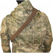 55-Round Bandolier for 12-Gauge Ammo with Deer Embroidery 55-Round Bandolier for 12-Gauge Ammo with Deer Embroidery