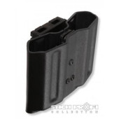 Double Plastic Pistol Mag Pouch with Tek-Lock Mount (Size #4) Double Plastic Pistol Mag Pouch with Tek-Lock Mount (Size #4)