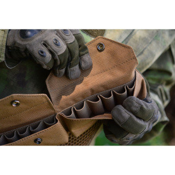 Closed 24-Cartridge Tactical Ammo Belt (12-16 Gauge)-15
