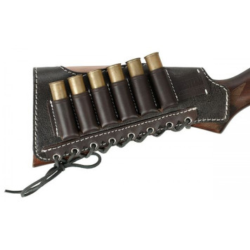Western-Style Shotgun Shell Holder for 6 Rounds (12-16 Gauge)-3