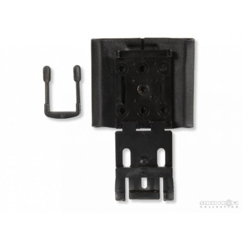 Double Plastic Pistol Mag Pouch with Tek-Lok Mount (Size #1)-3