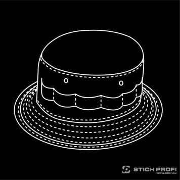 Summer Camouflage Boonie Hat with Leaf Pattern