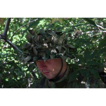 Summer Camouflage Boonie Hat with Leaf Pattern-3