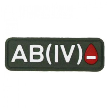 Blood Type PVC Patch-19