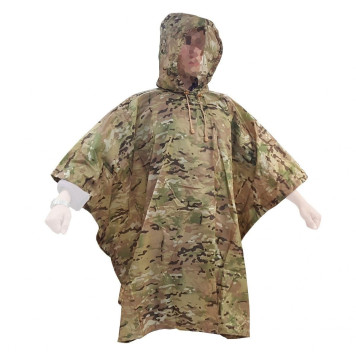 Multicam Rain Poncho-1
