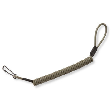 Olive Coiled Pistol Lanyard-1