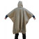 Beige Rip-Stop Poncho Raincoat