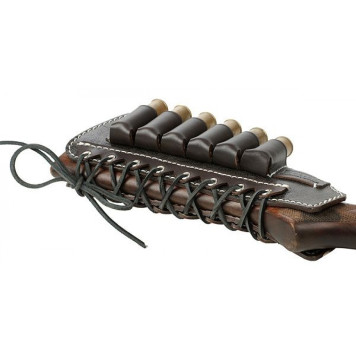 Western-Style Shotgun Shell Holder for 6 Rounds (12-16 Gauge)