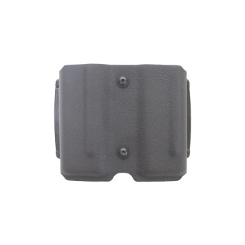 Double Plastic Pistol Mag Pouch with Belt Mount (Size #1) PM