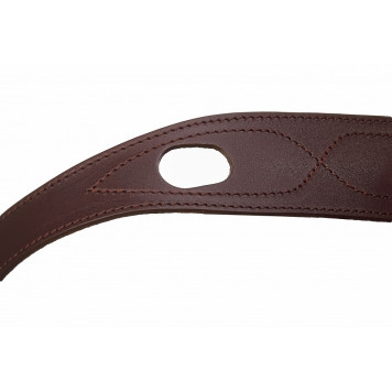 Leather Shotgun Sling with Thumb Hole-4