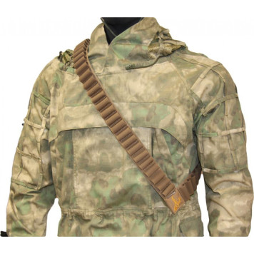 55-Round Bandolier for 12-Gauge Ammo with Deer Embroidery-1