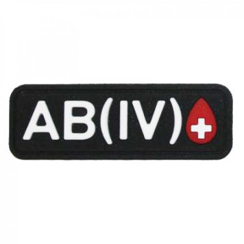 Blood Type PVC Patch-22