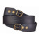 Ceinture pour fusil en cuir pleine fleur