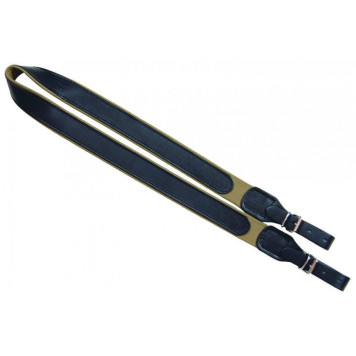 Tactical Rifle Sling - Leather and Nylon Anti-Slip-1