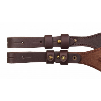 Leather Shotgun Sling with Thumb Hole-5