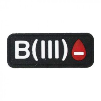 Blood Type PVC Patch-4