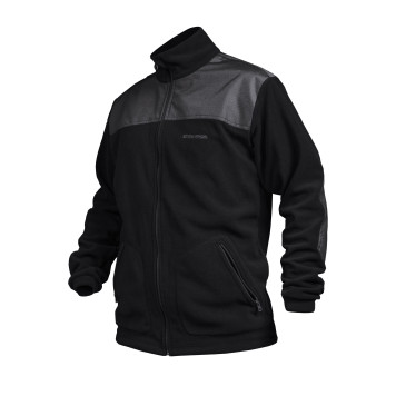 Stich Profi Fleece Hoodie with Reinforced Patches and Stand-Up Collar-7