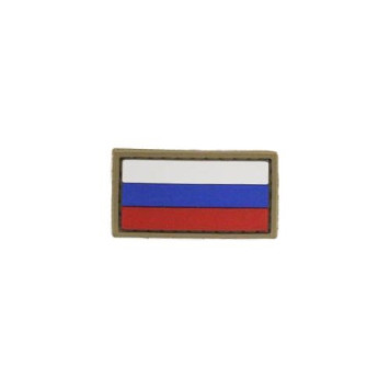 Mini PVC Patch - Russian Flag (25x45 mm)-4