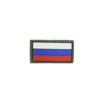 Mini PVC Patch - Russian Flag (25x45 mm)-3