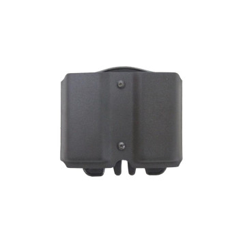Double Plastic Pistol Mag Pouch with MOLLE Crab Mount (Size #3)