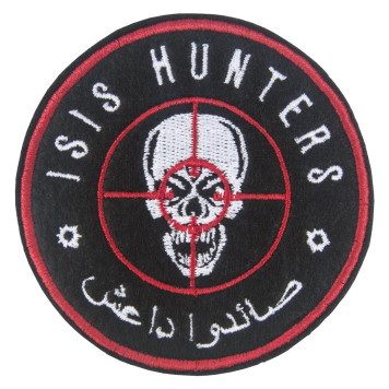 ISIS HUNTERS Embroidered Patch (80x80 mm)-1