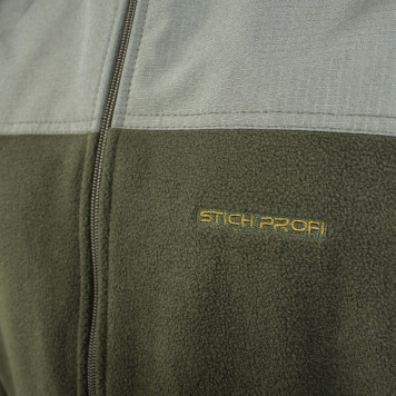 Stich Profi Fleece Hoodie with Reinforced Patches and Stand-Up Collar-6