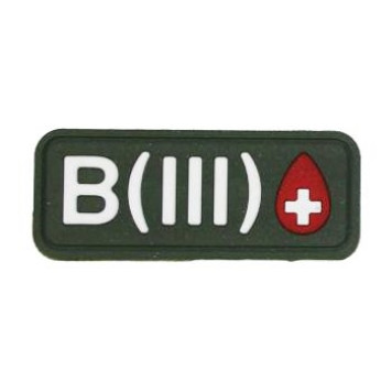 Blood Type PVC Patch-40