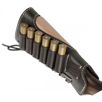 Western-Style Shotgun Shell Holder for 6 Rounds (12-16 Gauge)-1