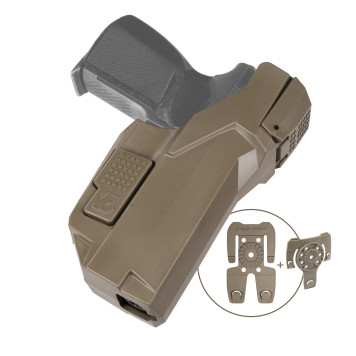 Alpha-2 PM Tactical Holster with MOLLE Mount-4