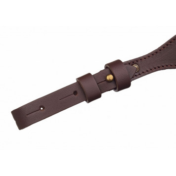 Leather Shotgun Sling with Thumb Hole-1